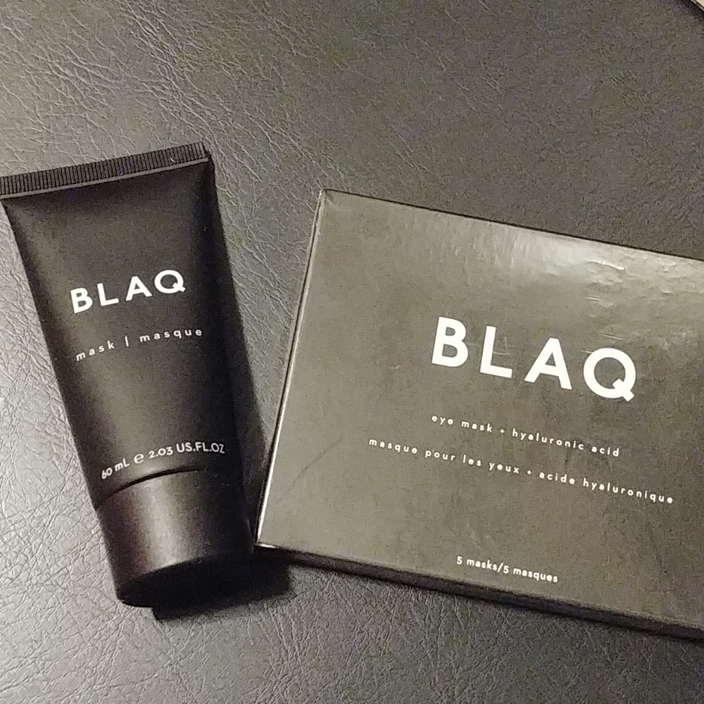 BLAQ eye masks/charcoal face mask
